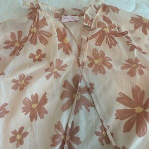 Floral blouse. Never worn